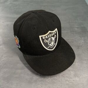 Oakland Raiders‎ Hat New Era Cap 7 Hawaii Pro Bowl 1998 Patch Vintage 59Fifty